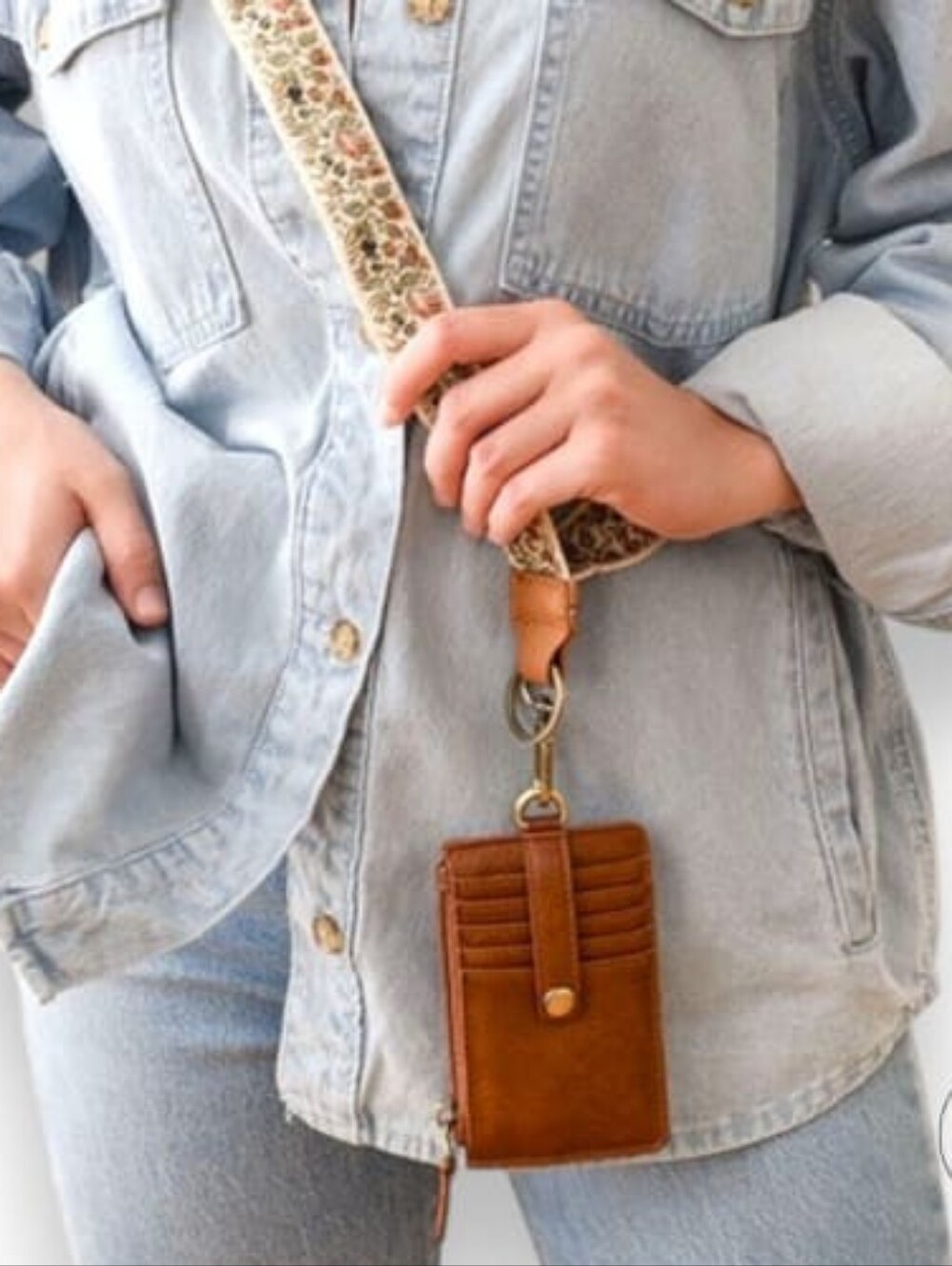 NWT. Joy Susan Dolly Small Card Wallet and Keyring